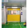 Puerta de obturador de rodillo de acción rápida automática de PVC